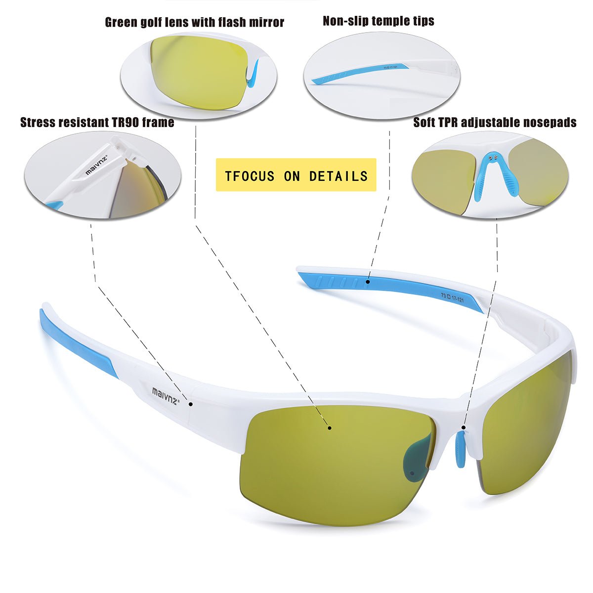 High Definition Golf Ball Finder Glasses