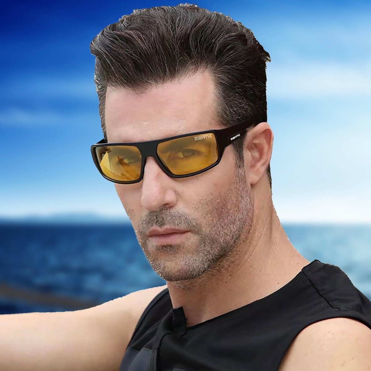 Sunglasses Floating Sunglasses Square Polarized UV400 Fishing Glasses For  Men Women Driving Golf Running Glasses Y130 230824